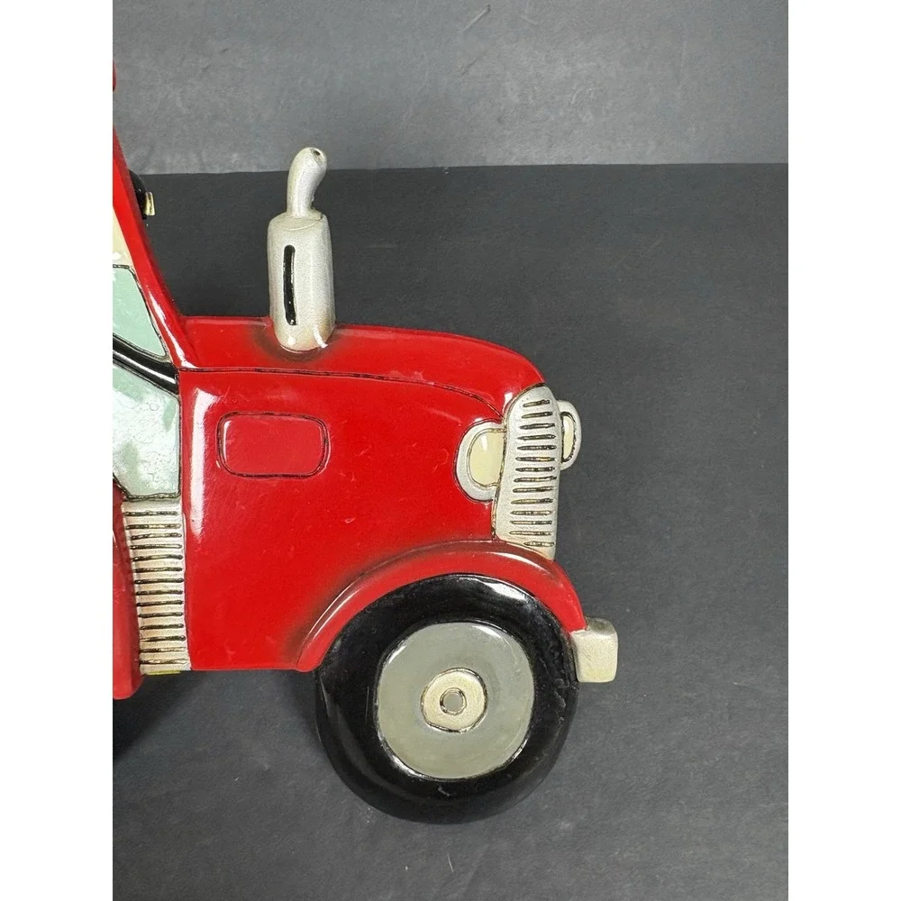 Allen Designs Tractor Time P1756 Red Tractor Pendulum Wall Clock Farm Decor